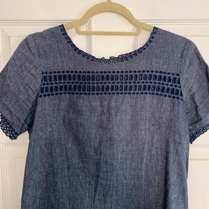 Ann Taylor Chambray Shift Dress